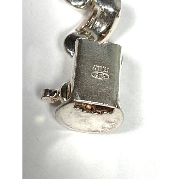 925 Italy Sterling Silver Bracelet Tennis 20.87g 7.5” - Picture 8 of 15